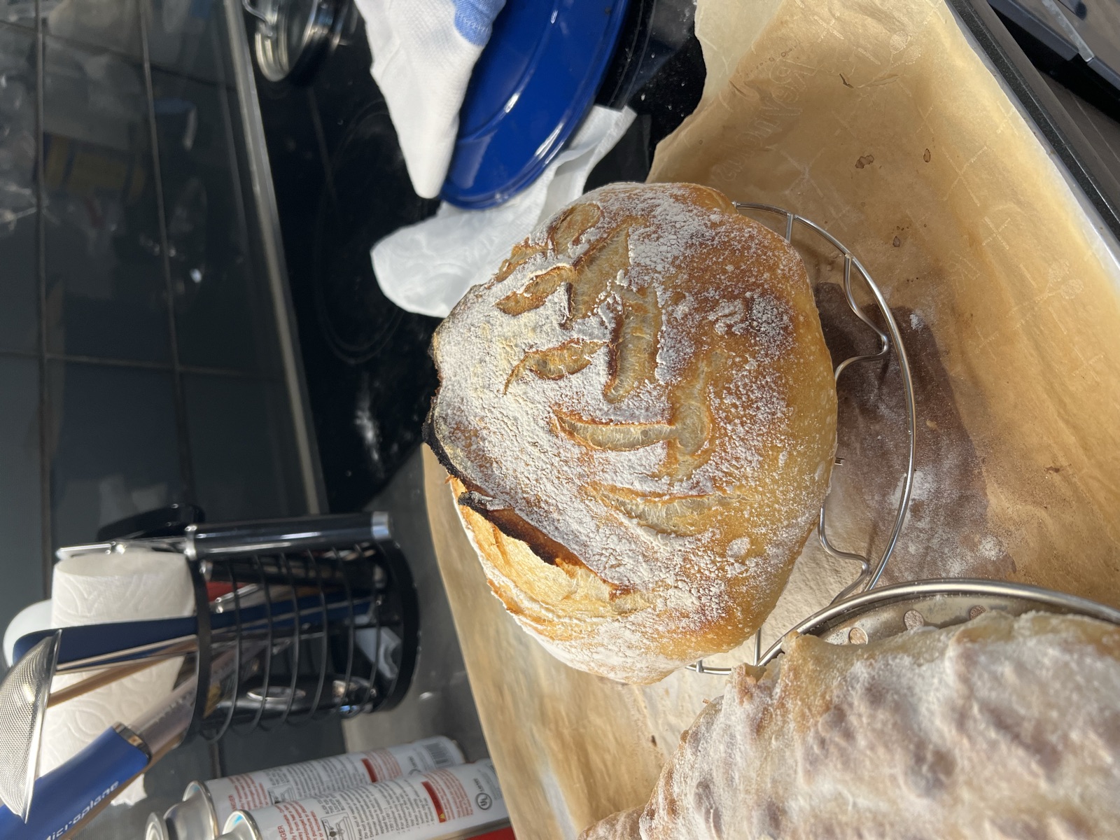 Sourdough, straight out of the oven